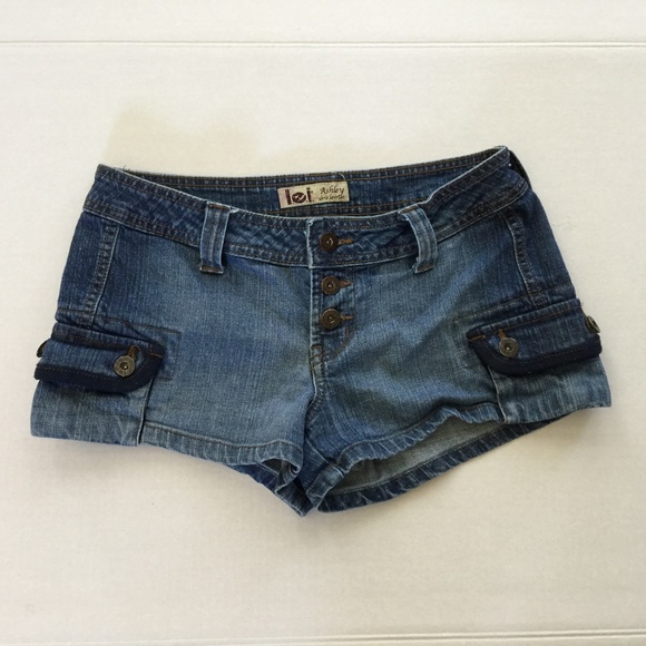 lei Pants - Ultra Lowrise Jean Shorts